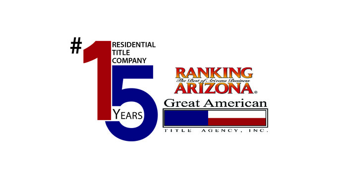 #1 Residential Title Company, 15 Years — Ranking Arizona